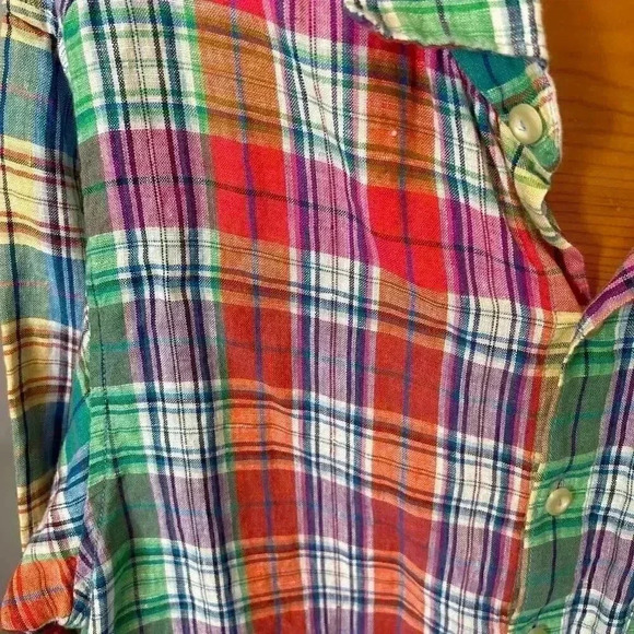 *Tommy Bahamas Madras Men’s Button-up Size S - Picture 3 of 7